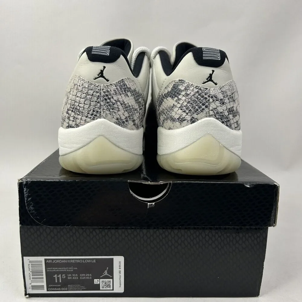 Nike Shoes Air Jordan 11 Low Retro “Light Bone Snakeskin” 2024